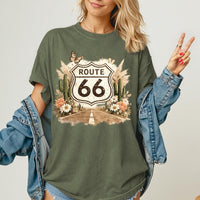 Route 66 100th Anniversary T-Shirt, Mother Road Centennial Tee, Vintage Desert Travel Graphic, 1926-2026 Shirt