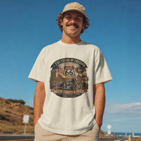 Route 66 Centennial Shirt, Highway 66 100 Year Tee, 250 Years Of Freedom Shirt, Vintage Route 66 Shirt, Americana Road Trip Unisex T-shirt