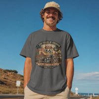 Route 66 Centennial Shirt, Highway 66 100 Year Tee, 250 Years Of Freedom Shirt, Vintage Route 66 Shirt, Americana Road Trip Unisex T-shirt