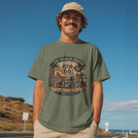 Route 66 Centennial Shirt, Highway 66 100 Year Tee, 250 Years Of Freedom Shirt, Vintage Route 66 Shirt, Americana Road Trip Unisex T-shirt