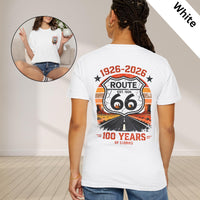 Route 66 Centennial T-Shirt | Vintage Road Trip Americana Tee