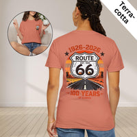 Route 66 Centennial T-Shirt | Vintage Road Trip Americana Tee