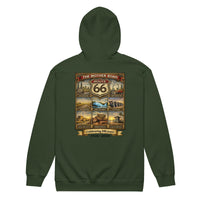 All 8 States RT66 HOODIE! Exclusive Design! Unisex heavy blend zip hoodie.