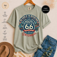 Route 66 Centennial T-Shirt, 100 Years Mother Road Vintage Americana Classic Car Motorcycle Road Trip Tee, Get Your Kicks
