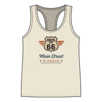 Route 66 Main Street of America Racerback Tank