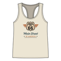 Route 66 Main Street of America Racerback Tank
