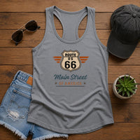 Route 66 Main Street of America Racerback Tank