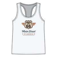 Route 66 Main Street of America Racerback Tank