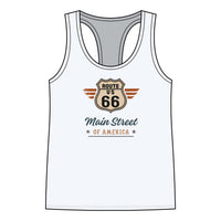 Route 66 Main Street of America Racerback Tank