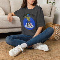 Get Your Kicks Muffler Men T-Shirt | Route 66 Astro Oil Man Graphic Tee | American Giant Collector Gift Tee