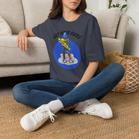 Get Your Kicks Muffler Men T-Shirt | Route 66 Astro Oil Man Graphic Tee | American Giant Collector Gift Tee