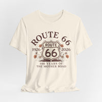 Route 66 Centennial Shirt 1926 2026 Mother Road Tee Vintage Route 66 Gift Historic Highway Shirt Road Trip Graphic Tee