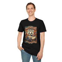 Route 66 Centennial Vintage Car T-Shirt | America's Mother Road 1926-2026