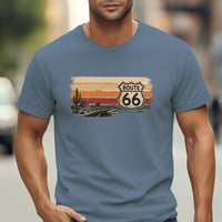 Route 66 Retro Sunset Shirt Route 66 Centennial Tee Vintage Americana Shirt Road Trip Gift Route 66 1926 2026 Mens Tee