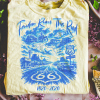 Route 66 Centennial T-shirt PNG, USA Historic Mother Road Digital Download, Gift for Road Travelers