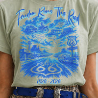 Route 66 Centennial T-shirt PNG, USA Historic Mother Road Digital Download, Gift for Road Travelers