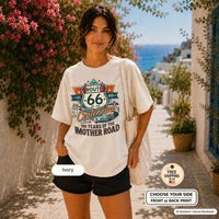 Route 66 Centennial Shirt and Tote Bag, 100 Years Of The Mother Road Gift, Historic Highway Road Trip Matching Set 2026