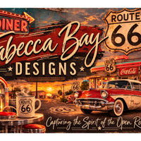 Amarillo Texas Route 66 Poster | Yellow Rose City Wall Art | Vintage Americana Travel Print | Historic Route 66 Digital Download