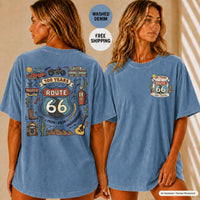 Route 66 Shirt, Historic Highway 66 Tee, Vintage Americana Road Trip