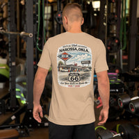 Route 66 Narcissa Oklahoma Centennial T-Shirt (1926-2026)