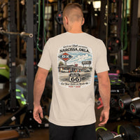 Route 66 Narcissa Oklahoma Centennial T-Shirt (1926-2026)