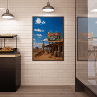 Arizona Trading Post Print | Arizona Wall Art | Americana Decor | Southwestern Poster | Desert Roadside Artwork | Retro Route 66 Print