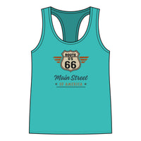 Route 66 Main Street of America Racerback Tank