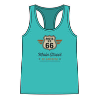 Route 66 Main Street of America Racerback Tank