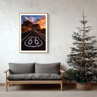 Route 66 Travel Poster, Route 66 Print, Route 66 Wall Art, Route 66 Poster, American Road Trip Print, USA Travel Wall Art, Route 66