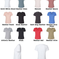 Route 66 Retro Road Trip V-Neck Tee | Classic Car Scenic Design