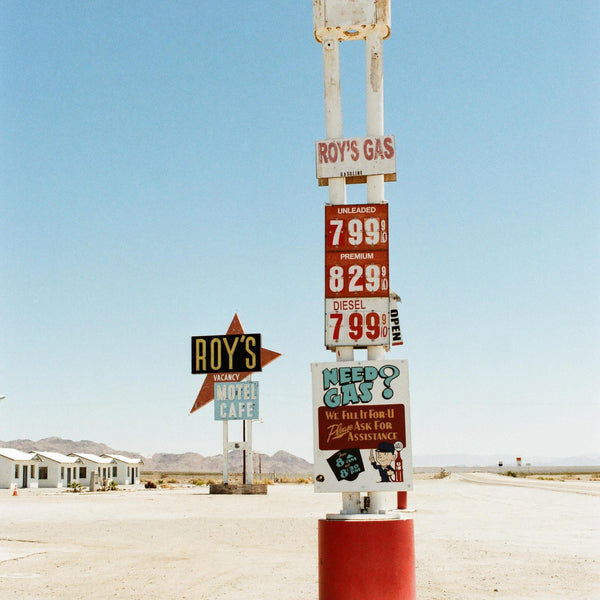 Roys Gas Wall Art: Route 66 Gas Station Photography, Mojave Desert Americana, California Travel Decor (Digital Download)