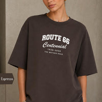 Route 66 100th Anniversary T-Shirt, Centennial Gift, Vintage Americana Road Trip Shirt