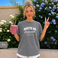 Route 66 100th Anniversary T-Shirt, Centennial Gift, Vintage Americana Road Trip Shirt