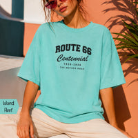 Route 66 100th Anniversary T-Shirt, Centennial Gift, Vintage Americana Road Trip Shirt