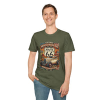 Route 66 Centennial Vintage Car T-Shirt | America's Mother Road 1926-2026
