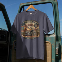 Route 66 Centennial Shirt, Highway 66 100 Year Tee, 250 Years Of Freedom Shirt, Vintage Route 66 Shirt, Americana Road Trip Unisex T-shirt