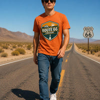 Route 66 Cruisin' T-Shirt PNG | Vintage Highway Badge Classic Car (Digital Download)