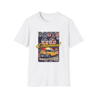 Route 66 Centennial T-Shirt | Retro American Flag, Vintage Car