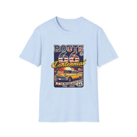 Route 66 Centennial T-Shirt | Retro American Flag, Vintage Car