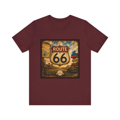Route 66 Vintage T-Shirt | The Mother Road Americana Tee | Classic American Highway Shirt