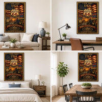 Route 66 Wall Art USA 250th Anniversary Vintage Poster American Highway Decor Print Gift