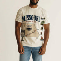 Vintage Missouri Route 66 Graphic Tee, Show-Me State Retro Road Trip Shirt (Digital Download)