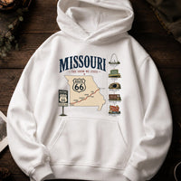 Vintage Missouri Route 66 Graphic Tee, Show-Me State Retro Road Trip Shirt (Digital Download)