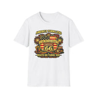 Route 66 100 Years Shirt, America 250 Shirt 2026, USA 250th Anniversary Tee, Historic Route 66 Centennial Shirt, Patriotic Road Trip Shirt