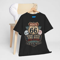 Route 66 Eight States Shirt, Centennial, 1926 2026 Mother Road