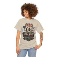 Route 66 Eight States Shirt, Centennial, 1926 2026 Mother Road