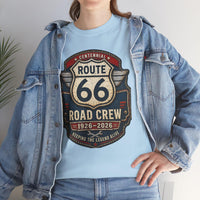Route 66 Road Crew T-Shirt | Centennial 1926-2026 Vintage Design