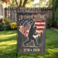 Patriotic Bigfoot Garden Flag | 250 Years of Freedom 1776-2026 | Durable Double-Sided Outdoor Banner | USA Anniversary Yard Decor Gift
