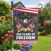 USA 250 Years of Freedom Garden Flag | 1776-2026 Commemorative Eagle Design | Double Sided Weather Resistant Fabric | Patriotic Home Decor Gift