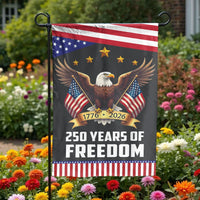 USA 250 Years of Freedom Garden Flag | 1776-2026 Commemorative Eagle Design | Double Sided Weather Resistant Fabric | Patriotic Home Decor Gift